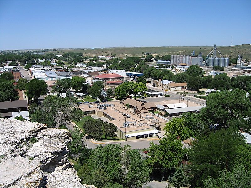 View of Wray in Colorado.