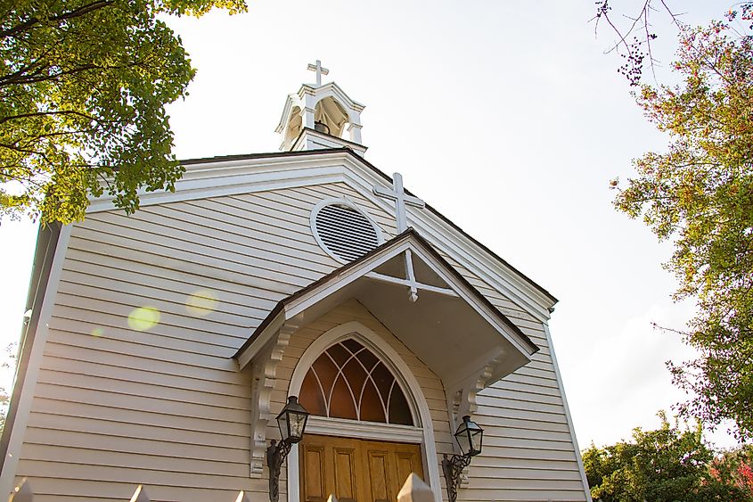 St. Mary’s Chapel on Jackson Street in New Orleans, Louisiana.