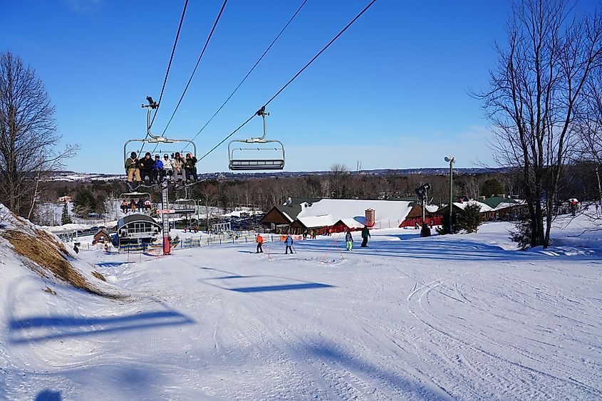 Granite Peak Ski Area in Wausau, Wisconsin.