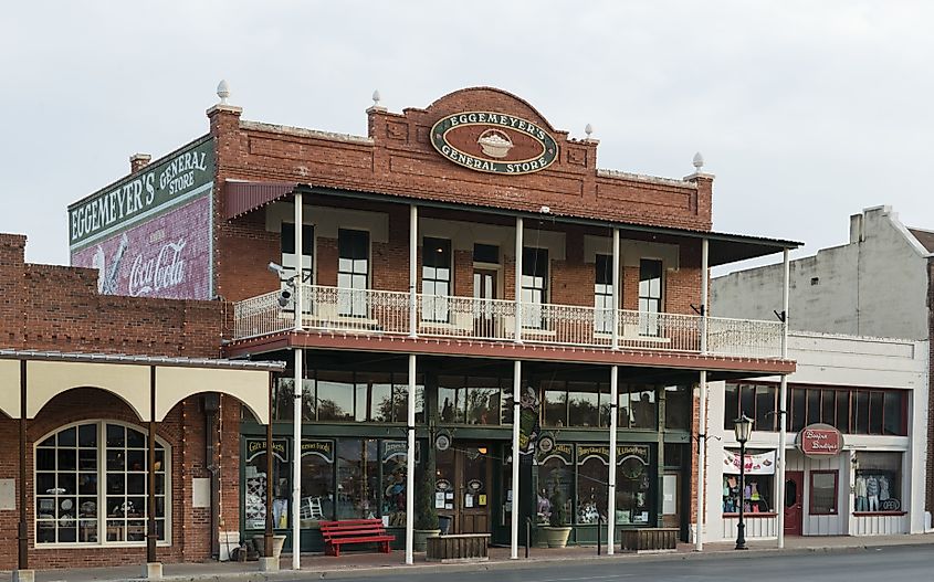 Eggemeyer's General Store in San Angelo, Texas.