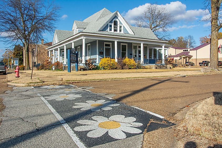 St. Francis County Museum located in the Rush-Gates Home in Forrest City, St. Francis, Arkansas. 