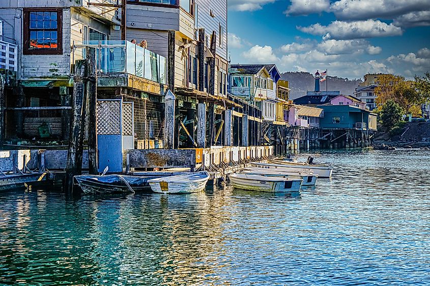 Waterfront view of Monterey, California