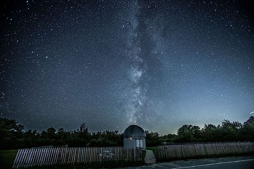 Frosty Drew Observatory in the Ninigret National Wildlife Refuge