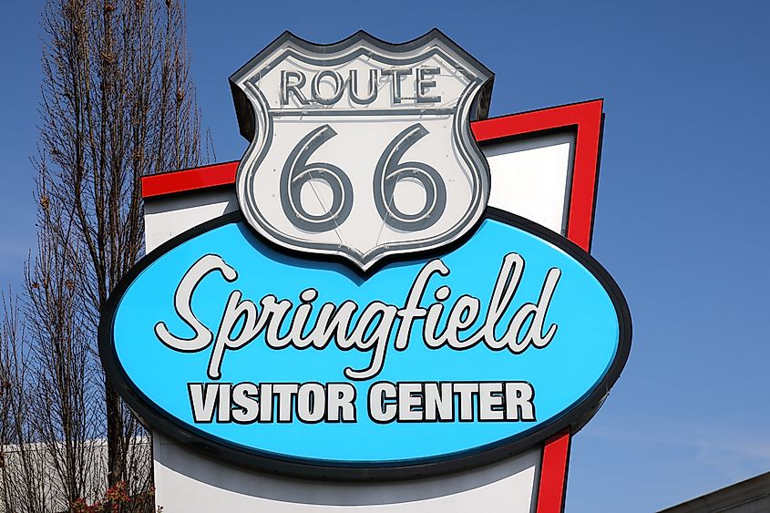 Springfield, Missouri, USA - 4,13,2018: Birthplace of Route 66 visitor center