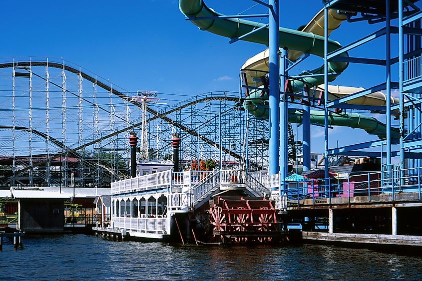 An amusement park in Monticello, Indiana.