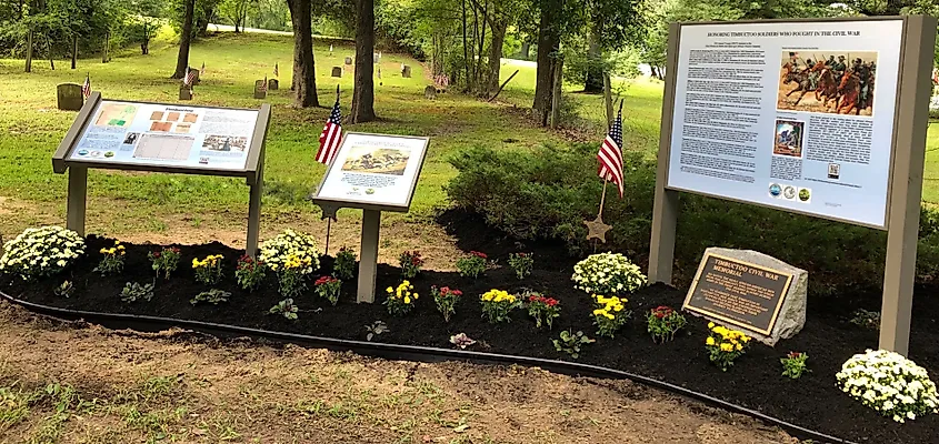 Timbuctoo cemetery describes the church that established the cemetery, US Colored Troops buried in the cemetery, as well as general Timbuctoo history.