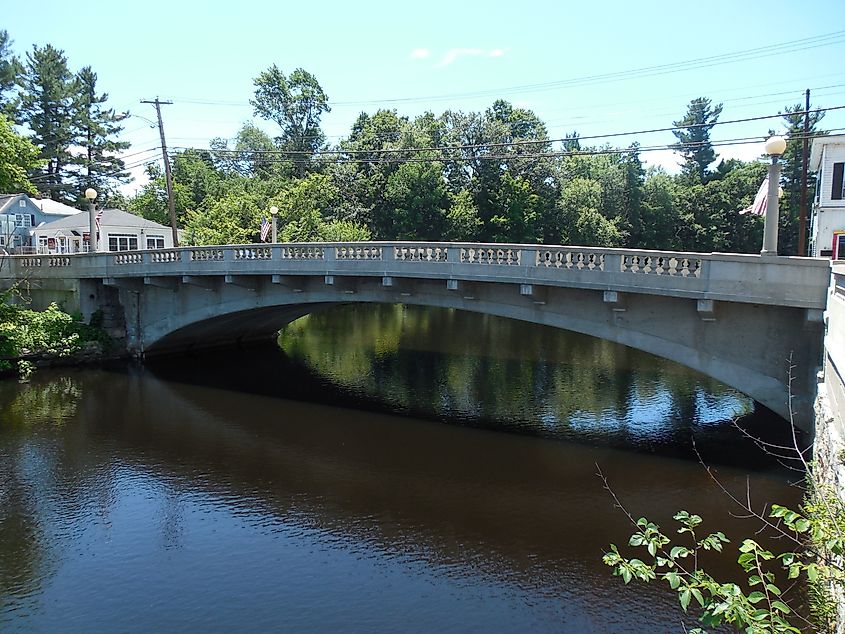 Bridge over Piscataquog River, Goffstown New Hampshire