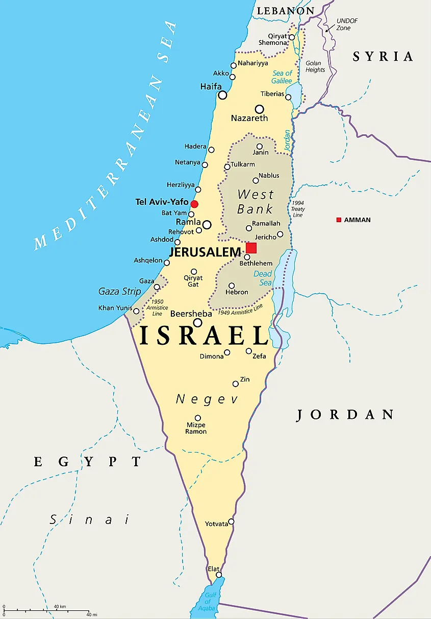 Political And Physical Map - WorldAtlas