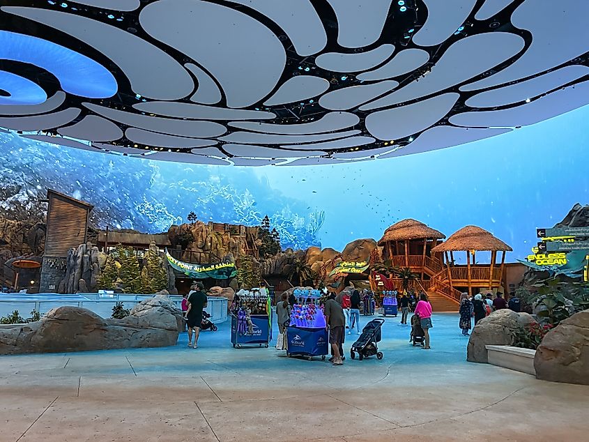 SeaWorld Yas Island, Abu Dhabi, a marine life theme park and animal researching, rescue rehabilitation center. (Editorial credit: M7kk / Shutterstock.com)