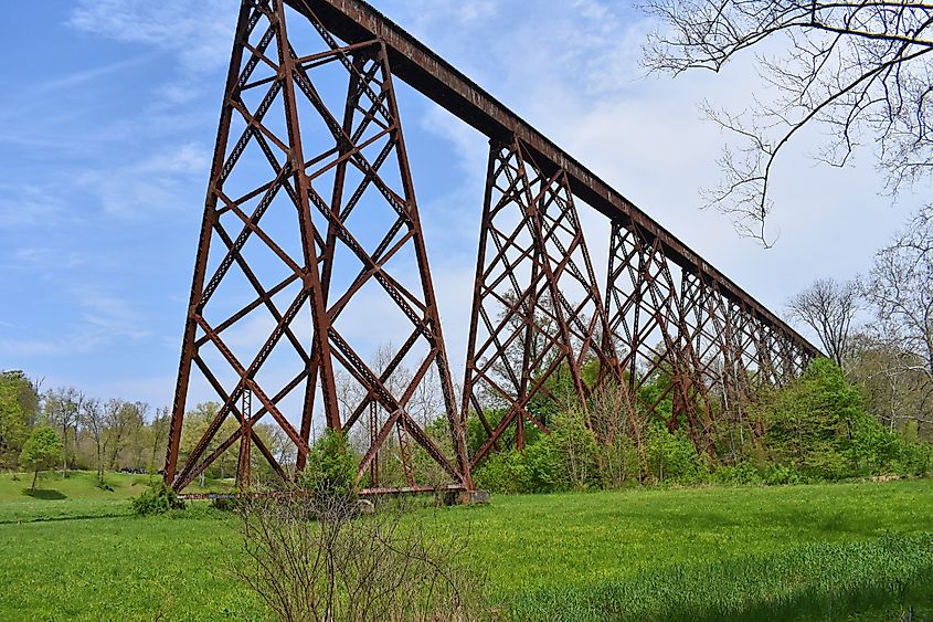 Tulip Trestle near Solsberry, Indiana.