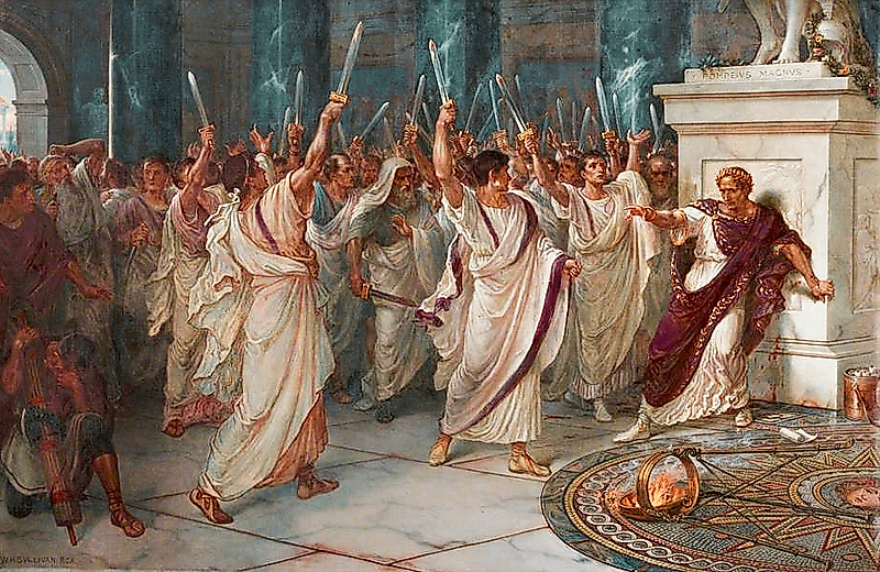 The Death of Julius Caesar.