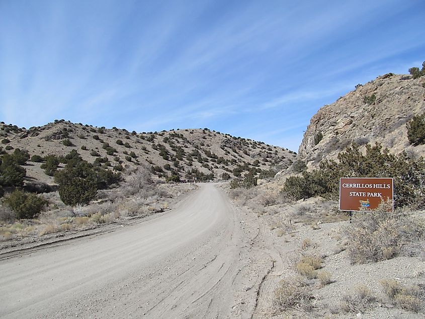 Cerrillos Hills State Park near Madrid, New Mexico.