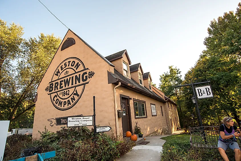 Weston Brewing Company building.