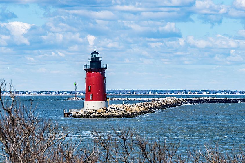 East Breakwater Lighhouse from Cape Henlopen