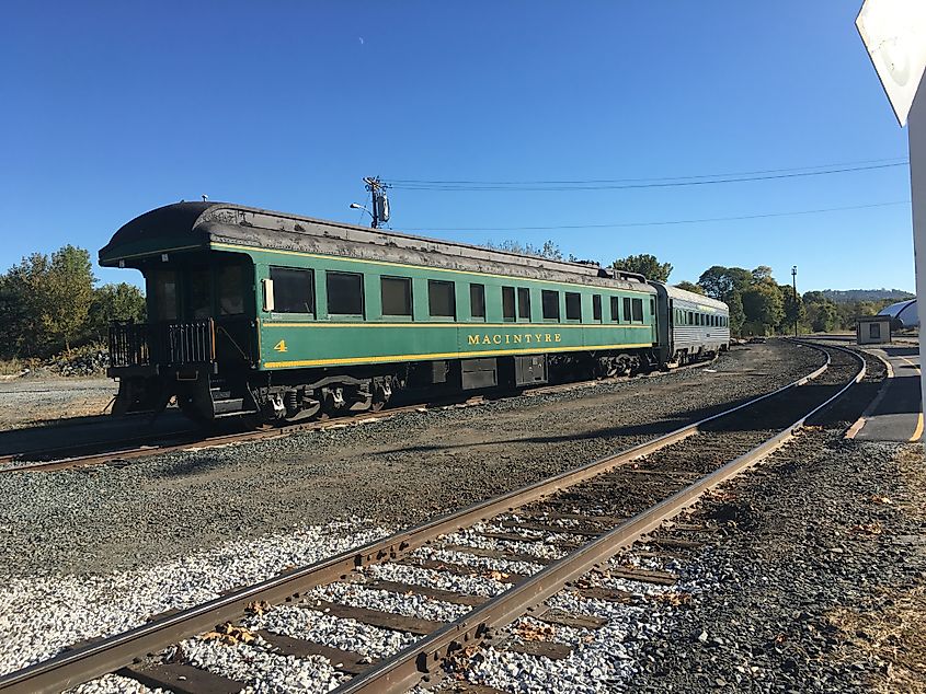 Passenger car Macintyre at White River Junction Station