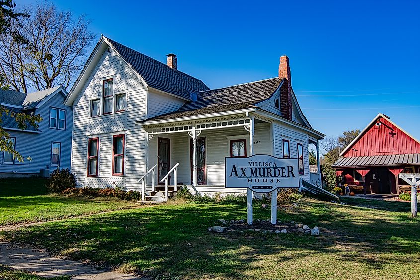 The Villisca Axe Murder House in Villisca, Iowa