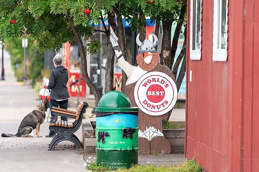 World's Best Donuts in Grand Marais, Minnesota.