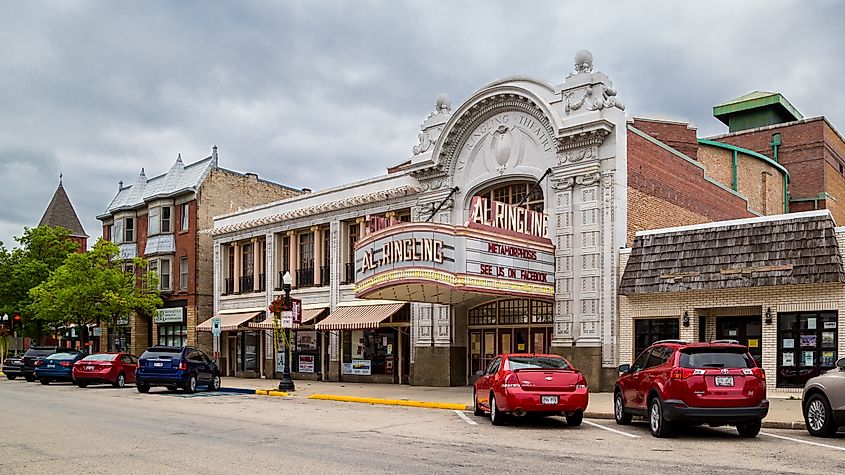 Ringling Theatre in Baraboo, Wisconsin.