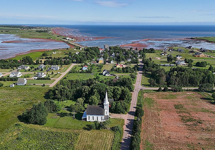 Overlooking  Victoria, Prince Edward Island, Canada.