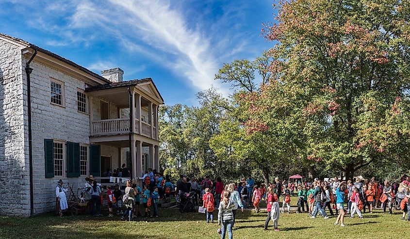 Sumner Harvest: Living History Education Days at Rock Castle in Hendersonville, Tennessee