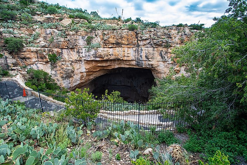 The Carlsbad Caverns National Park in New Mexico.