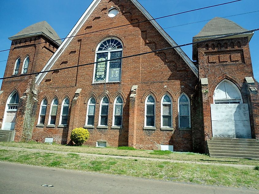 Centennial Baptist Church in Helena, Arkansas.