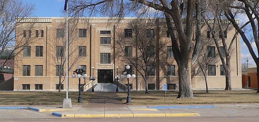 Grant County courthouse in Ulysses, Kansas.