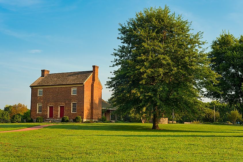 The Bowen Plantation House in Moss Wright Park in Goodlettsville, Tennessee