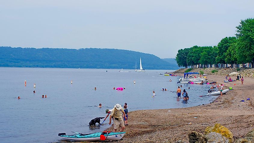 Lake Pepin, Wisconsin.