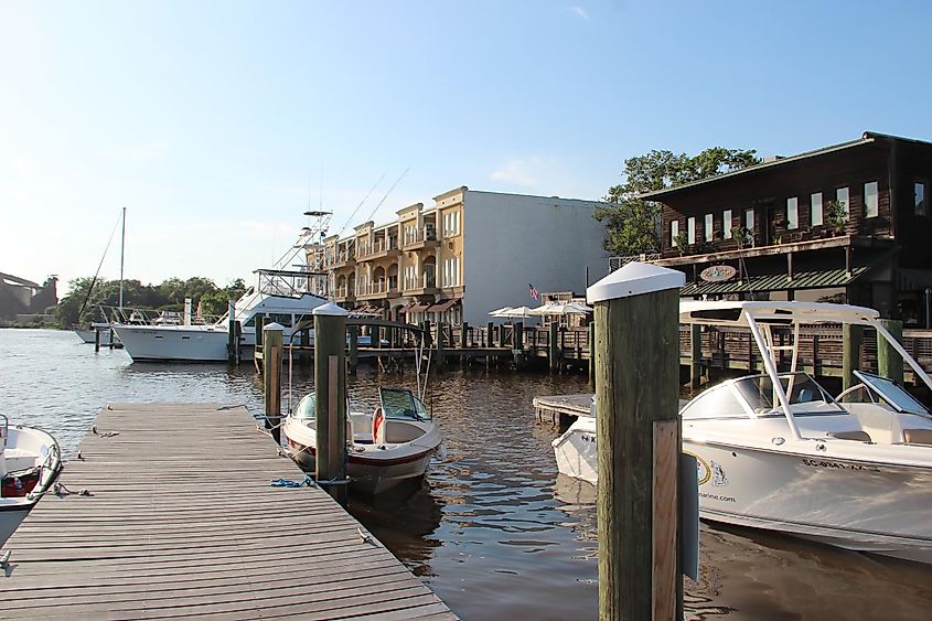 The harbor at Georgetown, South Carolina