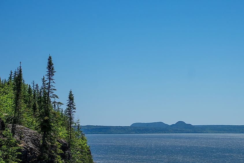 Lake Superior's Nipigon Bay in Ontario, Canada