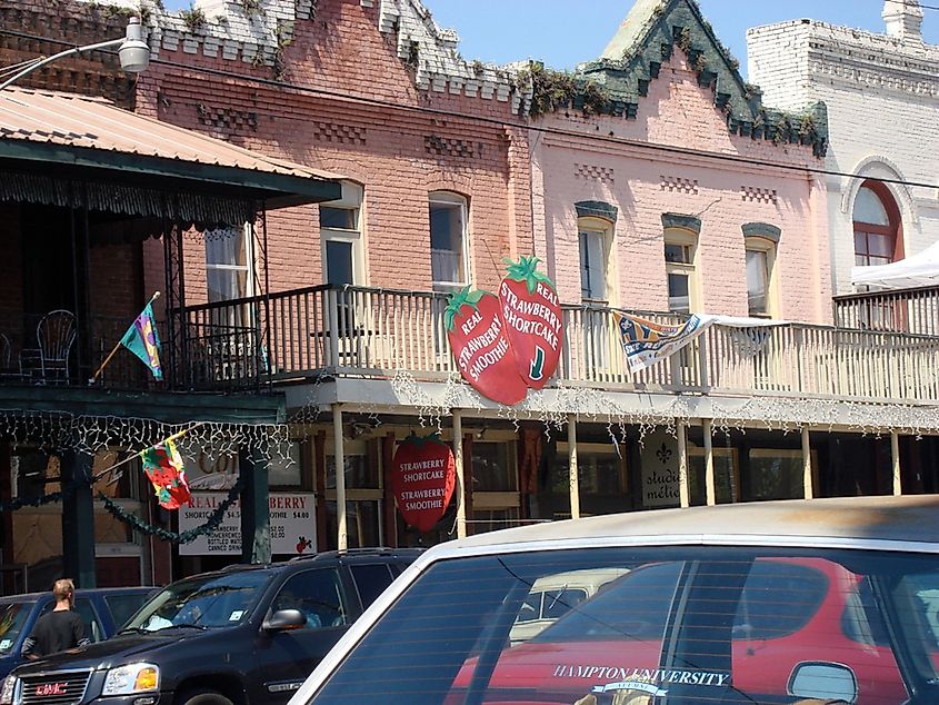 Ponchatoula, Louisiana, during the Strawberry Festival