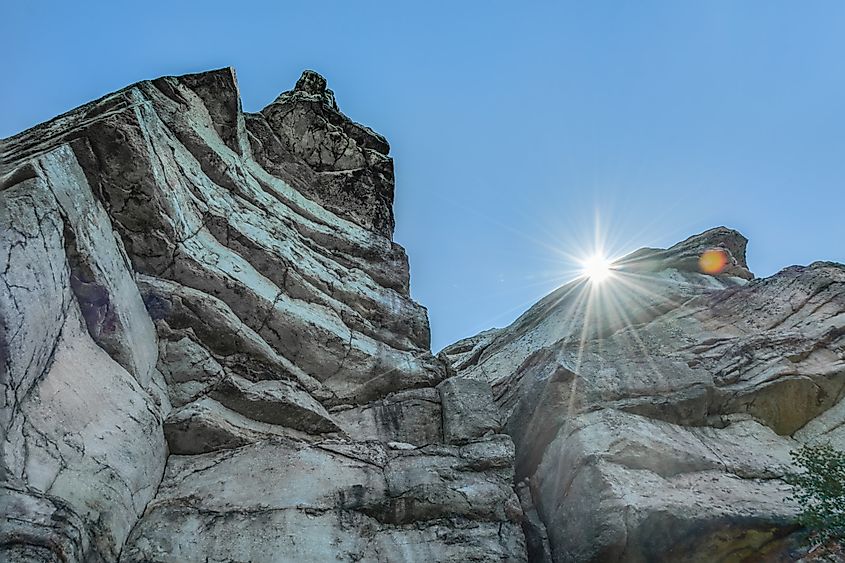 Rock formations at Sam’s Point.