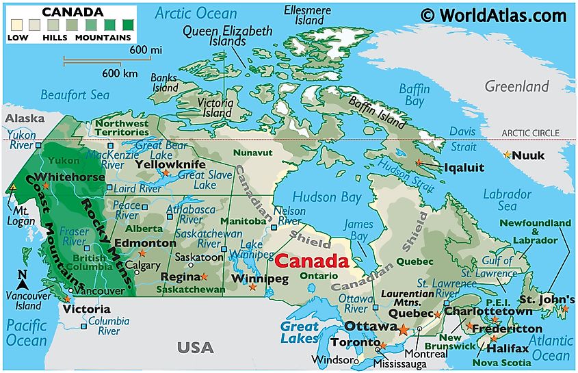 Current Map Of Canada Canada Maps & Facts - World Atlas