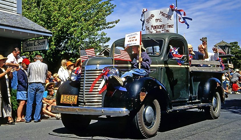 Participants at National Independence Day Parade.