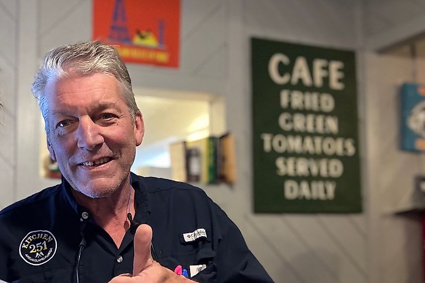 Locals don't get any friendlier than Chef Michael at Kitchen 251. Image credit Bryan Dearsley