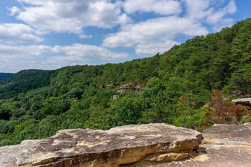 The Great Stone Door Trail in Savage Gulf State Park, Tennessee.