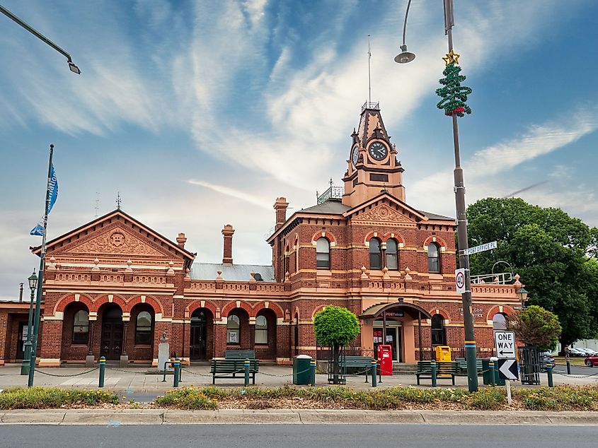Traralgon post office, an iconic building in the region of Gippsland.