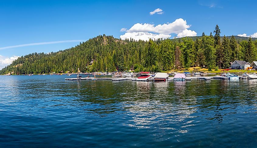 Priest Lake, Idaho, in the north Panhandle (Editorial credit: Kirk Fisher / Shutterstock.com)