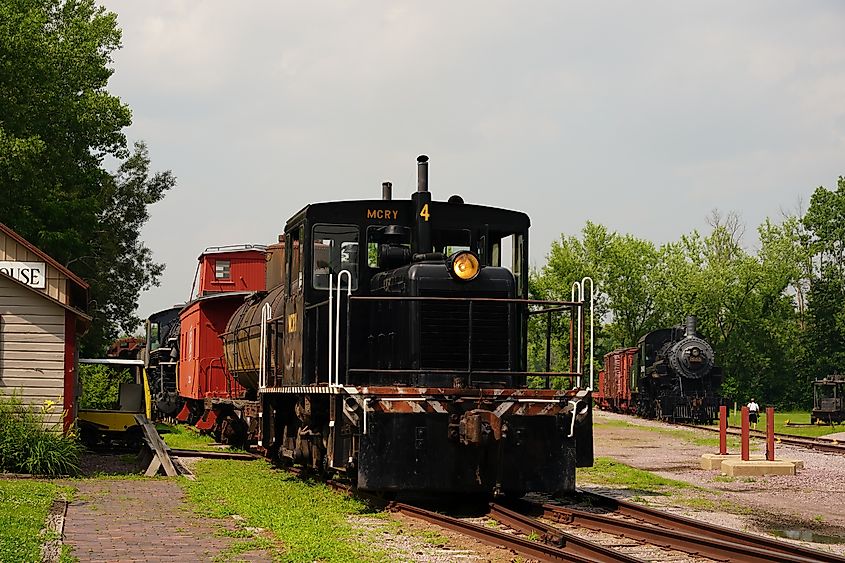 Mid-Continent Railway Museum in North Freedom, Wisconsin. Image credit: Aaron of L.A. Photography / Shutterstock.com.