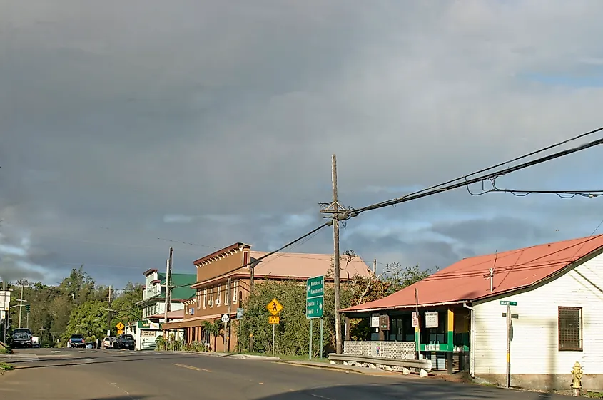 Downtown Hawi, Hawaii