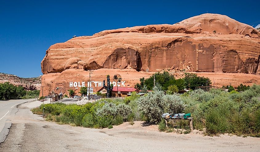 Hole N The Rock near Moab, Utah.