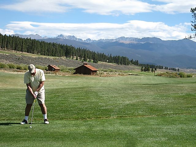 Great mountain views from Pole Creek Golf Club.