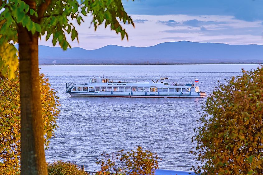 Amur river in Russia