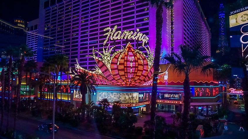 Flamingo Hotel and Casino in Las Vegas. Editorial credit: JuliaDorian / Shutterstock.com