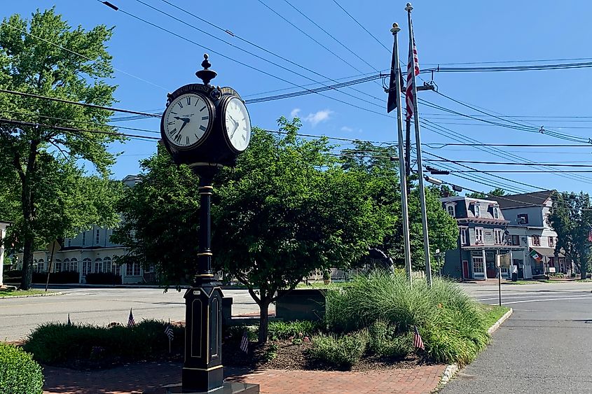Main Street in Chester Borough, New Jersey.