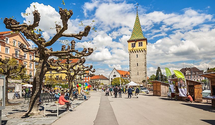 Lakeside promenade of Lindau, Germany