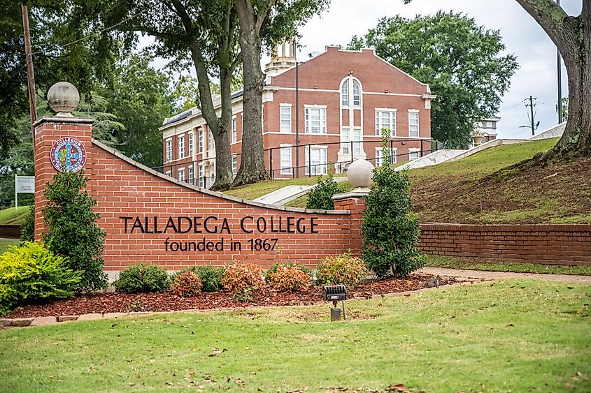 The Talladega College private school. Editorial credit: Cheri Alguire / Shutterstock.com