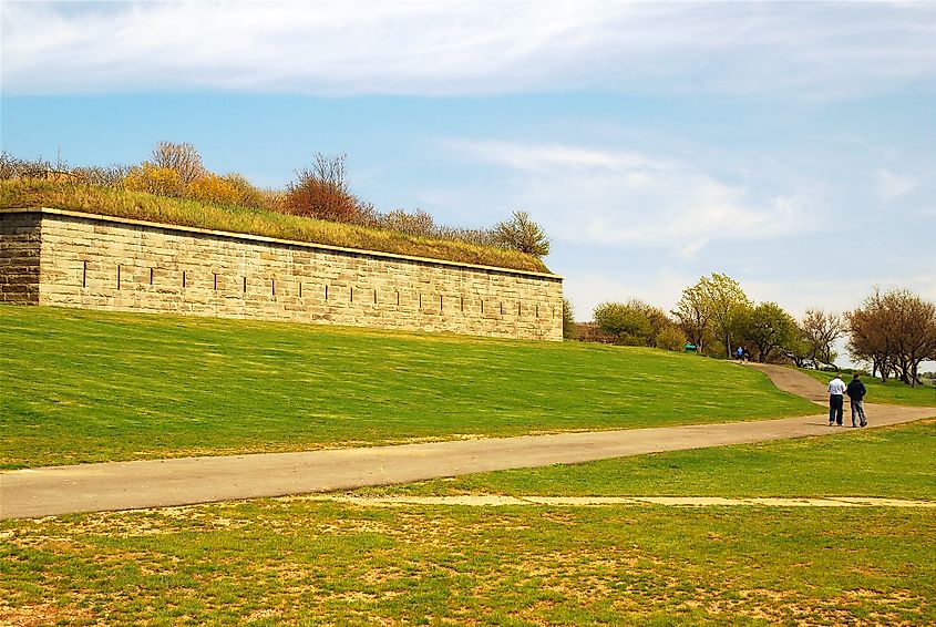Fort Warren, Georges Island, Boston, Massachusetts.