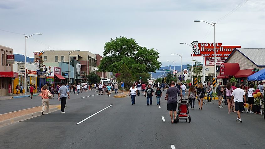 Street fair in Nob Hill, Albuquerque, New Mexico, USA